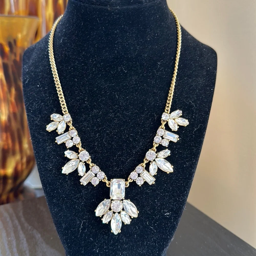 J.Crew Rhinestone Statement Necklace - Picture 4 of 10